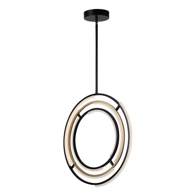 LED Pendant<br /><span style="color:#4AB0CE;">Entrega: 4-10 dias en USA</span><br /><span style="color:#4AB0CE;font-size:60%;">PREGUNTE POR ENTREGA EN PANAMA</span><br />Collection: Trilogy<br />Finish: Black & Brass