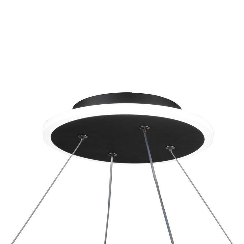 LED Chandelier<br /><span style="color:#4AB0CE;">Entrega: 4-10 dias en USA</span><br /><span style="color:#4AB0CE;font-size:60%;">PREGUNTE POR ENTREGA EN PANAMA</span><br />Collection: Lazio<br />Finish: Black