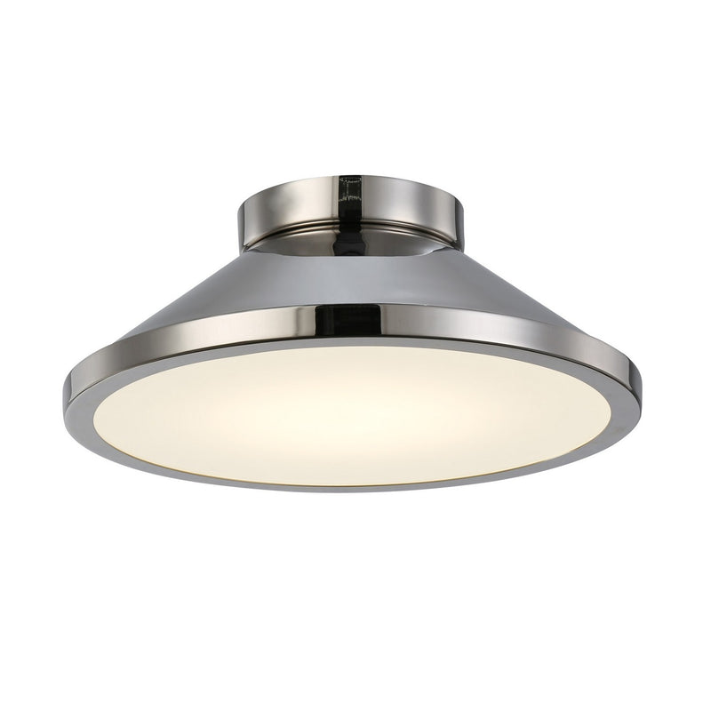 LED Flush Mount<br /><span style="color:#4AB0CE;">Entrega: 4-10 dias en USA</span><br /><span style="color:#4AB0CE;font-size:60%;">PREGUNTE POR ENTREGA EN PANAMA</span><br />Collection: Lucida<br />Finish: Nickel