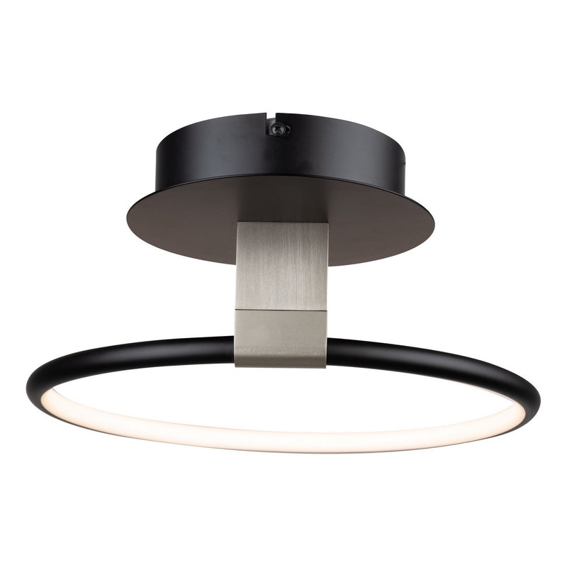 LED Semi-Flush Mount<br /><span style="color:#4AB0CE;">Entrega: 4-10 dias en USA</span><br /><span style="color:#4AB0CE;font-size:60%;">PREGUNTE POR ENTREGA EN PANAMA</span><br />Collection: Halo<br />Finish: Black