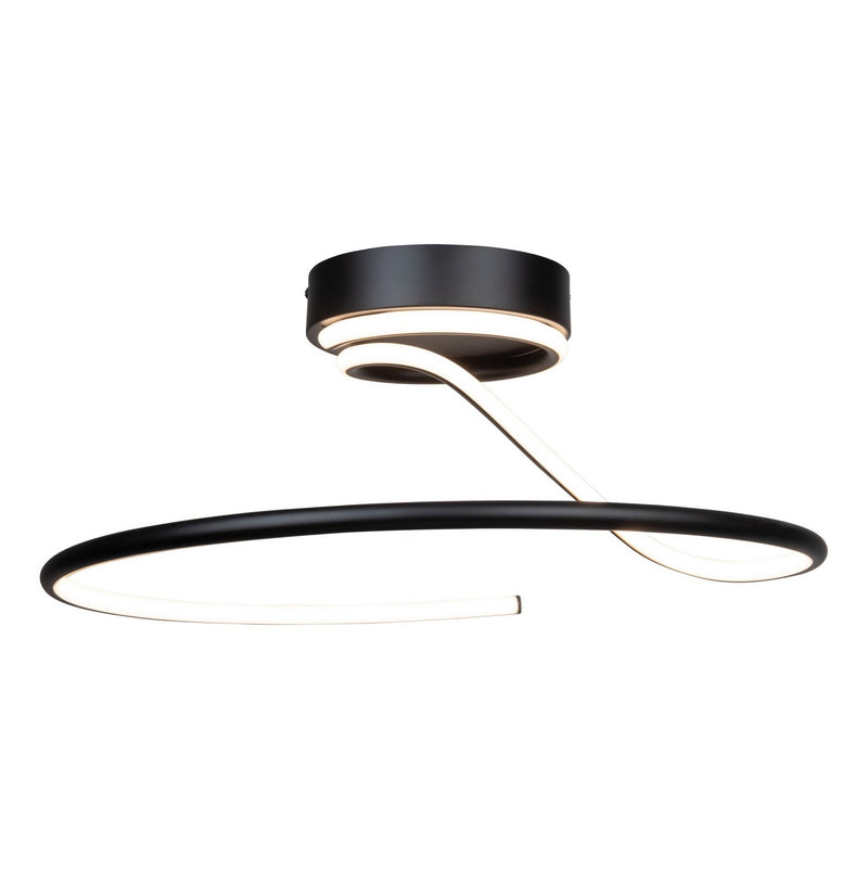 LED Semi-Flush Mount<br /><span style="color:#4AB0CE;">Entrega: 4-10 dias en USA</span><br /><span style="color:#4AB0CE;font-size:60%;">PREGUNTE POR ENTREGA EN PANAMA</span><br />Collection: Halo<br />Finish: Black