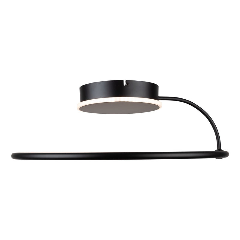 LED Semi-Flush Mount<br /><span style="color:#4AB0CE;">Entrega: 4-10 dias en USA</span><br /><span style="color:#4AB0CE;font-size:60%;">PREGUNTE POR ENTREGA EN PANAMA</span><br />Collection: Halo<br />Finish: Black