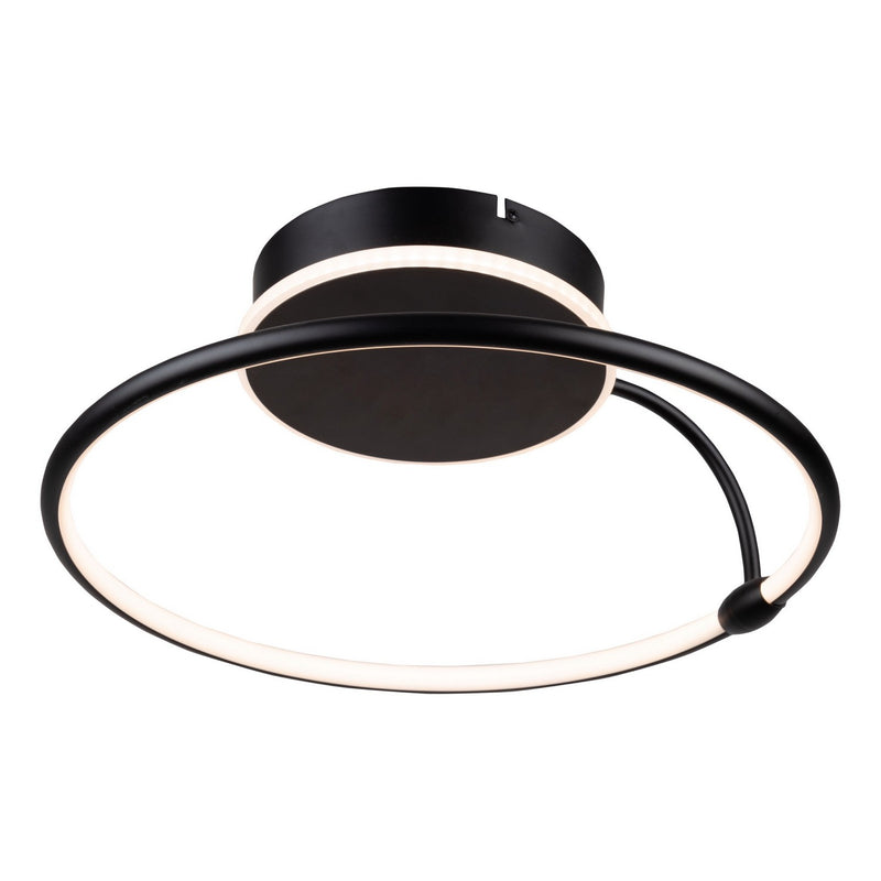 LED Semi-Flush Mount<br /><span style="color:#4AB0CE;">Entrega: 4-10 dias en USA</span><br /><span style="color:#4AB0CE;font-size:60%;">PREGUNTE POR ENTREGA EN PANAMA</span><br />Collection: Halo<br />Finish: Black