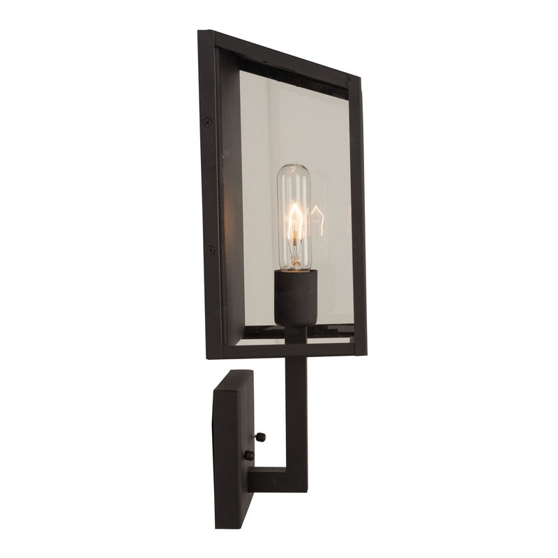 One Light Outdoor Wall Mount<br /><span style="color:#4AB0CE;">Entrega: 4-10 dias en USA</span><br /><span style="color:#4AB0CE;font-size:60%;">PREGUNTE POR ENTREGA EN PANAMA</span><br />Collection: Sonesta<br />Finish: Black