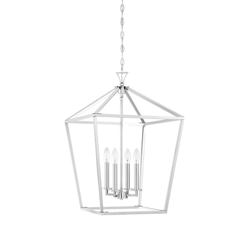Four Light Pendant<br /><span style="color:#4AB0CE;">Entrega: 4-10 dias en USA</span><br /><span style="color:#4AB0CE;font-size:60%;">PREGUNTE POR ENTREGA EN PANAMA</span><br />Collection: Townsend<br />Finish: Polished Nickel