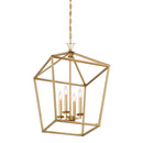 Four Light Pendant<br /><span style="color:#4AB0CE;">Entrega: 2-3 semanas en USA</span><br /><span style="color:#4AB0CE;font-size:60%;">PREGUNTE POR ENTREGA EN PANAMA</span><br />Collection: Townsend<br />Finish: Warm Brass
