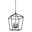 Four Light Pendant<br /><span style="color:#4AB0CE;">Entrega: 4-10 dias en USA</span><br /><span style="color:#4AB0CE;font-size:60%;">PREGUNTE POR ENTREGA EN PANAMA</span><br />Collection: Townsend<br />Finish: Matte Black