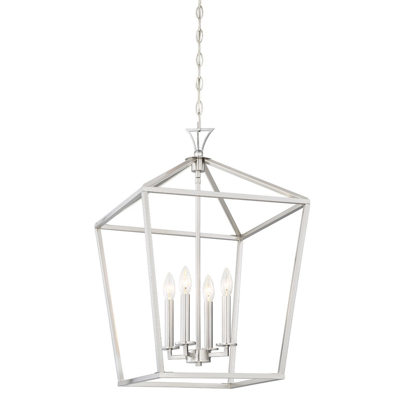 Four Light Pendant<br /><span style="color:#4AB0CE;">Entrega: 4-10 dias en USA</span><br /><span style="color:#4AB0CE;font-size:60%;">PREGUNTE POR ENTREGA EN PANAMA</span><br />Collection: Townsend<br />Finish: Satin Nickel