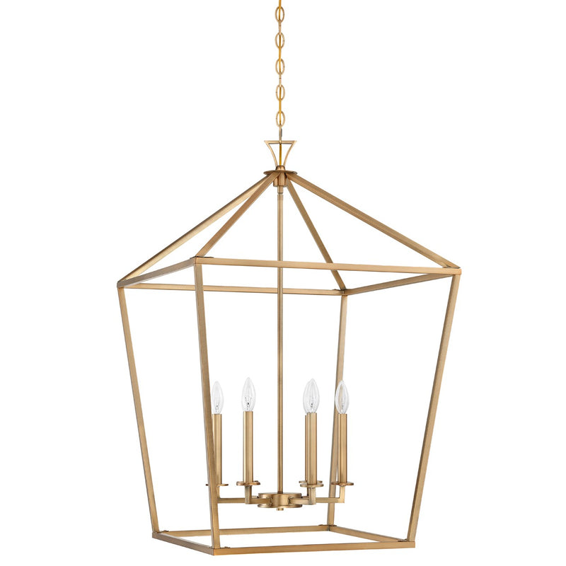 Six Light Pendant<br /><span style="color:#4AB0CE;">Entrega: 4-10 dias en USA</span><br /><span style="color:#4AB0CE;font-size:60%;">PREGUNTE POR ENTREGA EN PANAMA</span><br />Collection: Townsend<br />Finish: Warm Brass