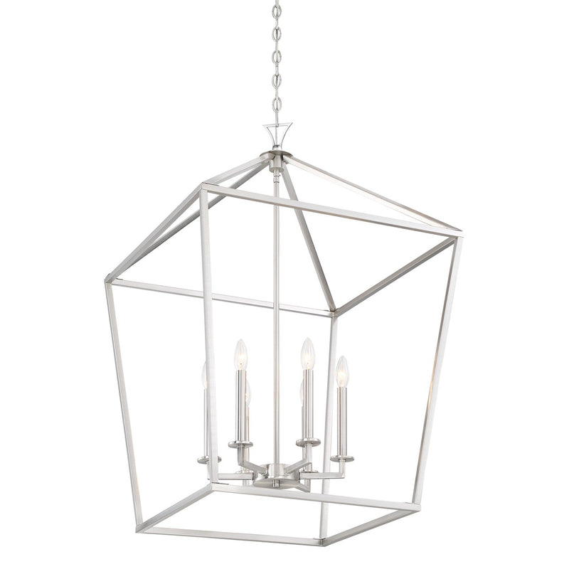 Six Light Pendant<br /><span style="color:#4AB0CE;">Entrega: 4-10 dias en USA</span><br /><span style="color:#4AB0CE;font-size:60%;">PREGUNTE POR ENTREGA EN PANAMA</span><br />Collection: Townsend<br />Finish: Satin Nickel