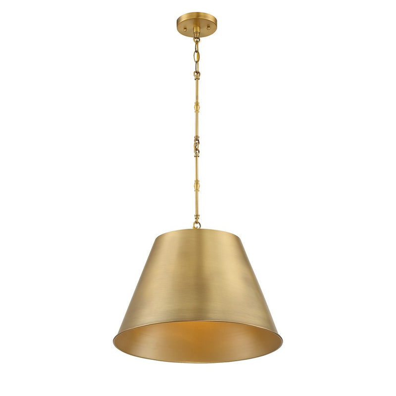 Savoy House - 7-231-1-322 - One Light Pendant - Alden - Warm Brass