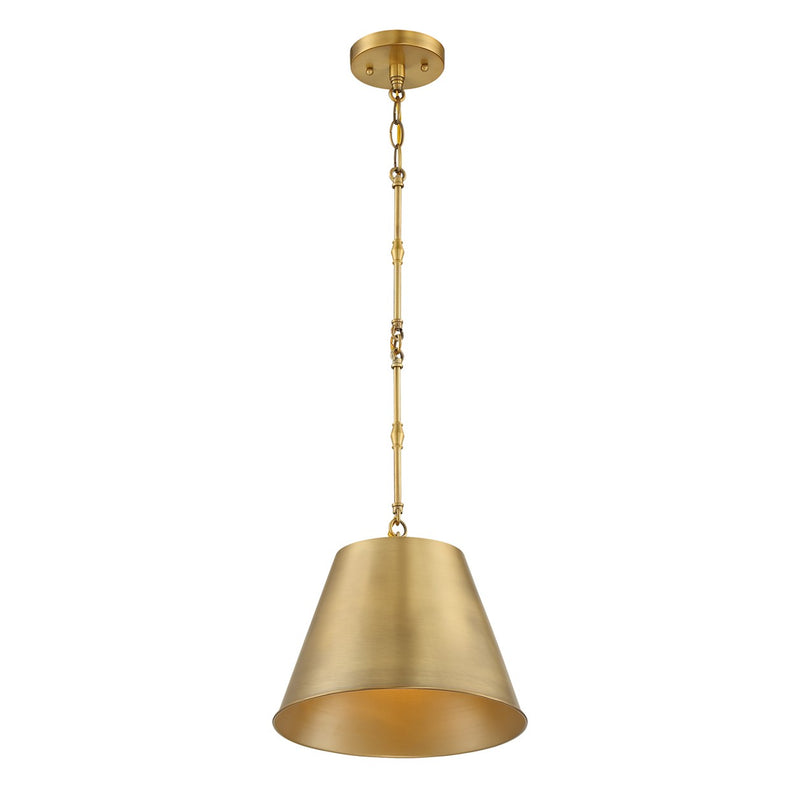 Savoy House - 7-232-1-322 - One Light Pendant - Alden - Warm Brass