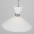 One Light Pendant<br /><span style="color:#4AB0CE;">Entrega: 9-10 semanas en USA</span><br /><span style="color:#4AB0CE;font-size:60%;">PREGUNTE POR ENTREGA EN PANAMA</span><br />Collection: Belcarra<br />Finish: Brushed Steel