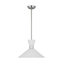 One Light Pendant<br /><span style="color:#4AB0CE;">Entrega: 4-10 dias en USA</span><br /><span style="color:#4AB0CE;font-size:60%;">PREGUNTE POR ENTREGA EN PANAMA</span><br />Collection: Belcarra<br />Finish: Brushed Steel