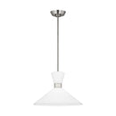 One Light Pendant<br /><span style="color:#4AB0CE;">Entrega: 9-10 semanas en USA</span><br /><span style="color:#4AB0CE;font-size:60%;">PREGUNTE POR ENTREGA EN PANAMA</span><br />Collection: Belcarra<br />Finish: Brushed Steel