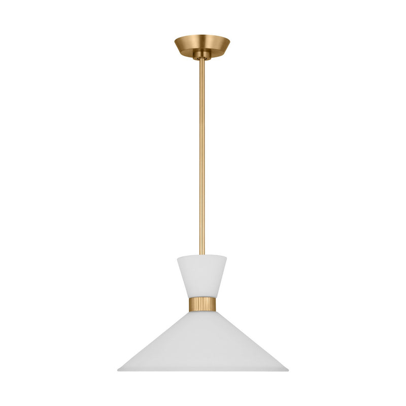 One Light Pendant<br /><span style="color:#4AB0CE;">Entrega: 4-10 dias en USA</span><br /><span style="color:#4AB0CE;font-size:60%;">PREGUNTE POR ENTREGA EN PANAMA</span><br />Collection: Belcarra<br />Finish: Satin Brass