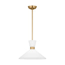 One Light Pendant<br /><span style="color:#4AB0CE;">Entrega: 4-10 dias en USA</span><br /><span style="color:#4AB0CE;font-size:60%;">PREGUNTE POR ENTREGA EN PANAMA</span><br />Collection: Belcarra<br />Finish: Satin Brass