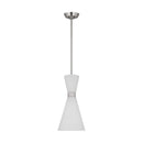 One Light Pendant<br /><span style="color:#4AB0CE;">Entrega: 4-10 dias en USA</span><br /><span style="color:#4AB0CE;font-size:60%;">PREGUNTE POR ENTREGA EN PANAMA</span><br />Collection: Belcarra<br />Finish: Brushed Steel