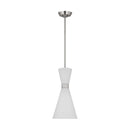 One Light Pendant<br /><span style="color:#4AB0CE;">Entrega: 4-10 dias en USA</span><br /><span style="color:#4AB0CE;font-size:60%;">PREGUNTE POR ENTREGA EN PANAMA</span><br />Collection: Belcarra<br />Finish: Brushed Steel