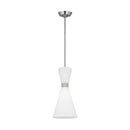 One Light Pendant<br /><span style="color:#4AB0CE;">Entrega: 4-10 dias en USA</span><br /><span style="color:#4AB0CE;font-size:60%;">PREGUNTE POR ENTREGA EN PANAMA</span><br />Collection: Belcarra<br />Finish: Brushed Steel