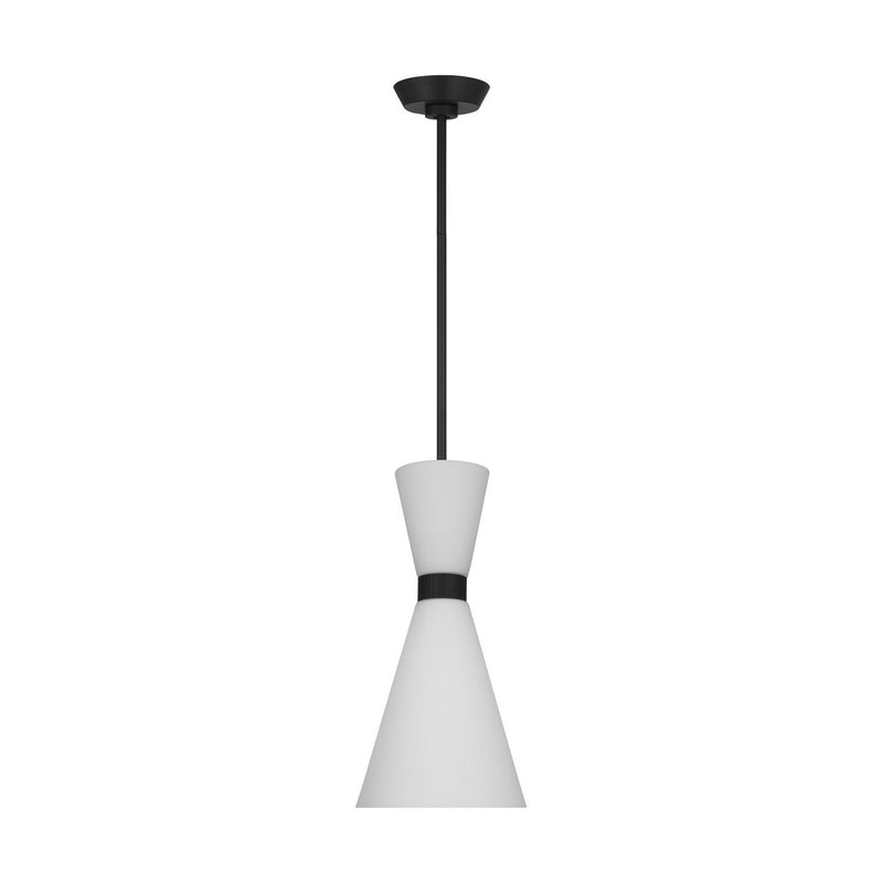 One Light Pendant<br /><span style="color:#4AB0CE;">Entrega: 4-10 dias en USA</span><br /><span style="color:#4AB0CE;font-size:60%;">PREGUNTE POR ENTREGA EN PANAMA</span><br />Collection: Belcarra<br />Finish: Midnight Black