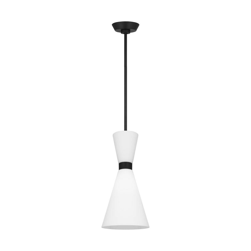 One Light Pendant<br /><span style="color:#4AB0CE;">Entrega: 4-10 dias en USA</span><br /><span style="color:#4AB0CE;font-size:60%;">PREGUNTE POR ENTREGA EN PANAMA</span><br />Collection: Belcarra<br />Finish: Midnight Black