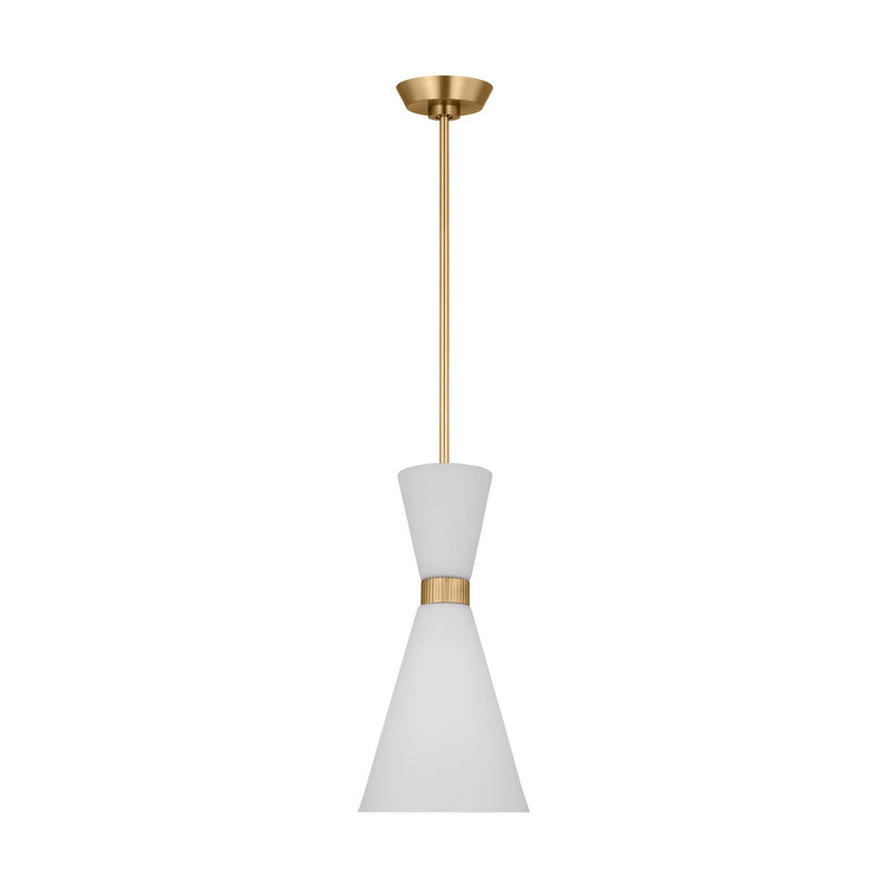 One Light Pendant<br /><span style="color:#4AB0CE;">Entrega: 2-3 semanas en USA</span><br /><span style="color:#4AB0CE;font-size:60%;">PREGUNTE POR ENTREGA EN PANAMA</span><br />Collection: Belcarra<br />Finish: Satin Brass