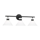 Three Light Bath<br /><span style="color:#4AB0CE;">Entrega: 4-10 dias en USA</span><br /><span style="color:#4AB0CE;font-size:60%;">PREGUNTE POR ENTREGA EN PANAMA</span><br />Collection: Belcarra<br />Finish: Midnight Black