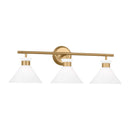 Three Light Bath<br /><span style="color:#4AB0CE;">Entrega: 4-10 dias en USA</span><br /><span style="color:#4AB0CE;font-size:60%;">PREGUNTE POR ENTREGA EN PANAMA</span><br />Collection: Belcarra<br />Finish: Satin Brass