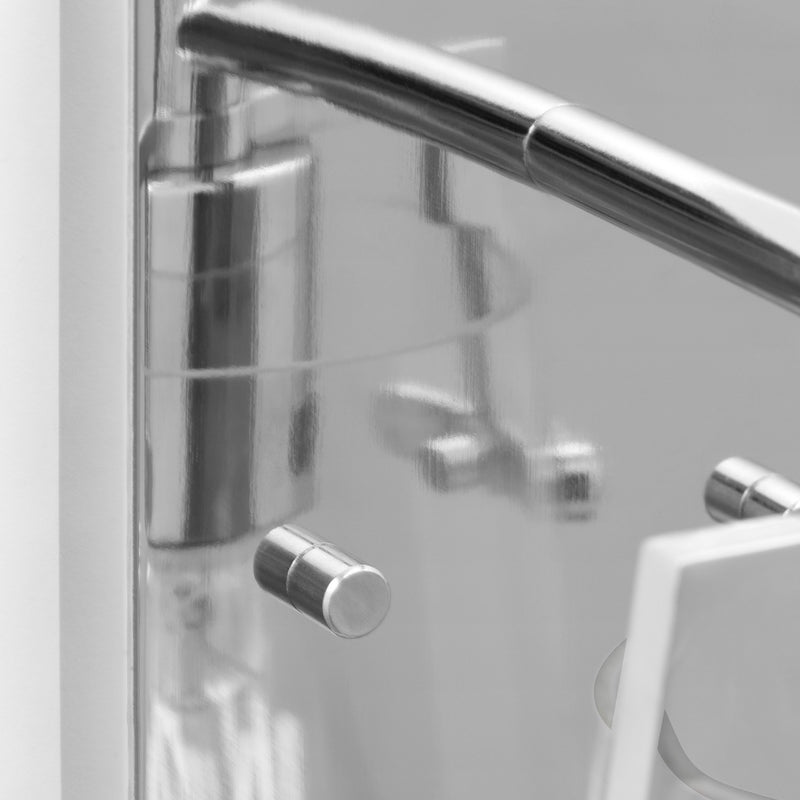 One Light Wall Sconce<br /><span style="color:#4AB0CE;">Entrega: 4-10 dias en USA</span><br /><span style="color:#4AB0CE;font-size:60%;">PREGUNTE POR ENTREGA EN PANAMA</span><br />Collection: Crofton<br />Finish: Chrome