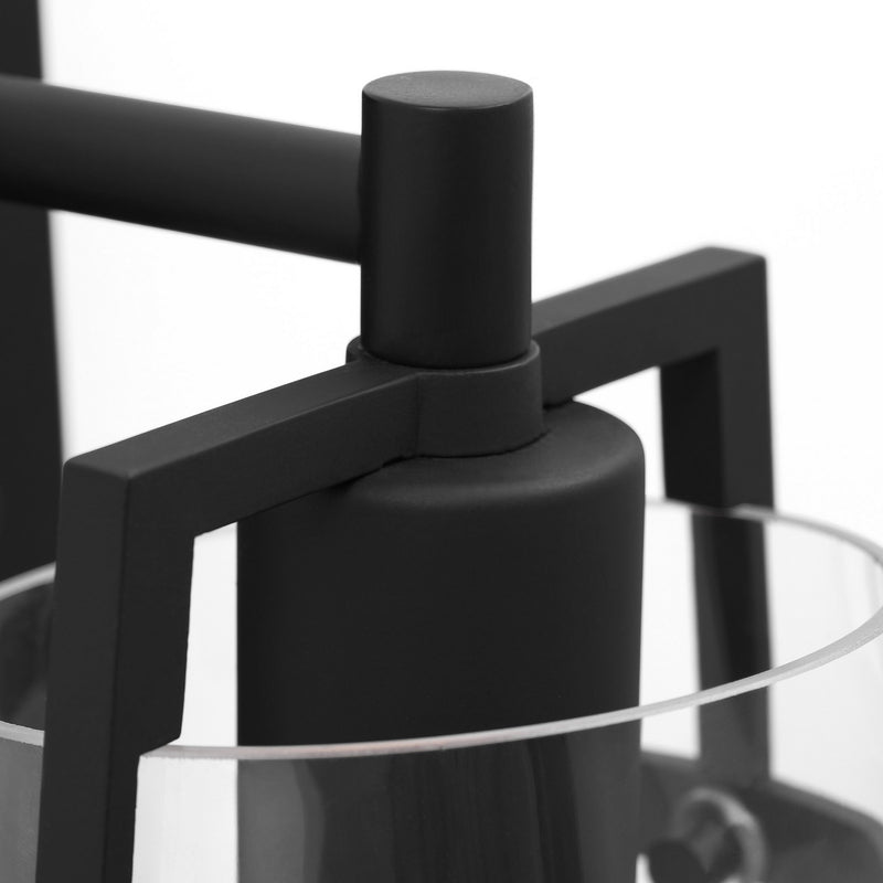 One Light Wall Sconce<br /><span style="color:#4AB0CE;">Entrega: 4-10 dias en USA</span><br /><span style="color:#4AB0CE;font-size:60%;">PREGUNTE POR ENTREGA EN PANAMA</span><br />Collection: Crofton<br />Finish: Midnight Black