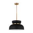 One Light Pendant<br /><span style="color:#4AB0CE;">Entrega: 4-10 dias en USA</span><br /><span style="color:#4AB0CE;font-size:60%;">PREGUNTE POR ENTREGA EN PANAMA</span><br />Collection: Pemberton<br />Finish: Midnight Black
