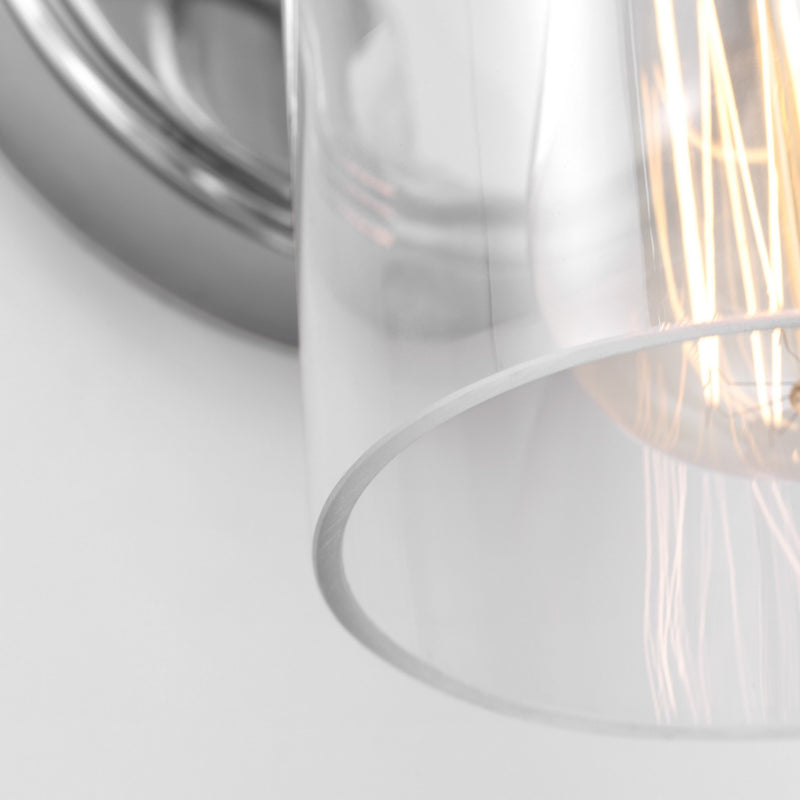 One Light Wall Sconce<br /><span style="color:#4AB0CE;">Entrega: 4-10 dias en USA</span><br /><span style="color:#4AB0CE;font-size:60%;">PREGUNTE POR ENTREGA EN PANAMA</span><br />Collection: Sayward<br />Finish: Chrome