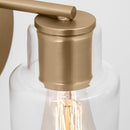 One Light Wall Sconce<br /><span style="color:#4AB0CE;">Entrega: 4-10 dias en USA</span><br /><span style="color:#4AB0CE;font-size:60%;">PREGUNTE POR ENTREGA EN PANAMA</span><br />Collection: Sayward<br />Finish: Satin Brass