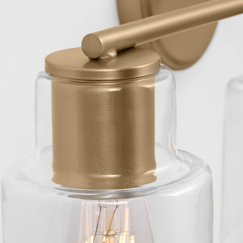 Three Light Bath<br /><span style="color:#4AB0CE;">Entrega: 8-9 semanas en USA</span><br /><span style="color:#4AB0CE;font-size:60%;">PREGUNTE POR ENTREGA EN PANAMA</span><br />Collection: Sayward<br />Finish: Satin Brass