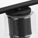 Four Light Bath<br /><span style="color:#4AB0CE;">Entrega: 4-10 dias en USA</span><br /><span style="color:#4AB0CE;font-size:60%;">PREGUNTE POR ENTREGA EN PANAMA</span><br />Collection: Sayward<br />Finish: Midnight Black