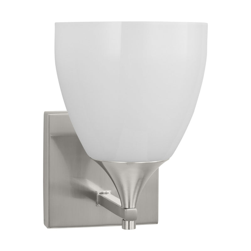 One Light Wall Sconce<br /><span style="color:#4AB0CE;">Entrega: 4-10 dias en USA</span><br /><span style="color:#4AB0CE;font-size:60%;">PREGUNTE POR ENTREGA EN PANAMA</span><br />Collection: Toffino<br />Finish: Brushed Steel