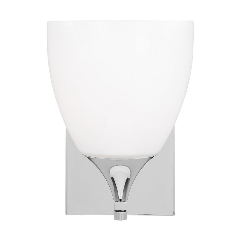 One Light Wall Sconce<br /><span style="color:#4AB0CE;">Entrega: 4-10 dias en USA</span><br /><span style="color:#4AB0CE;font-size:60%;">PREGUNTE POR ENTREGA EN PANAMA</span><br />Collection: Toffino<br />Finish: Chrome