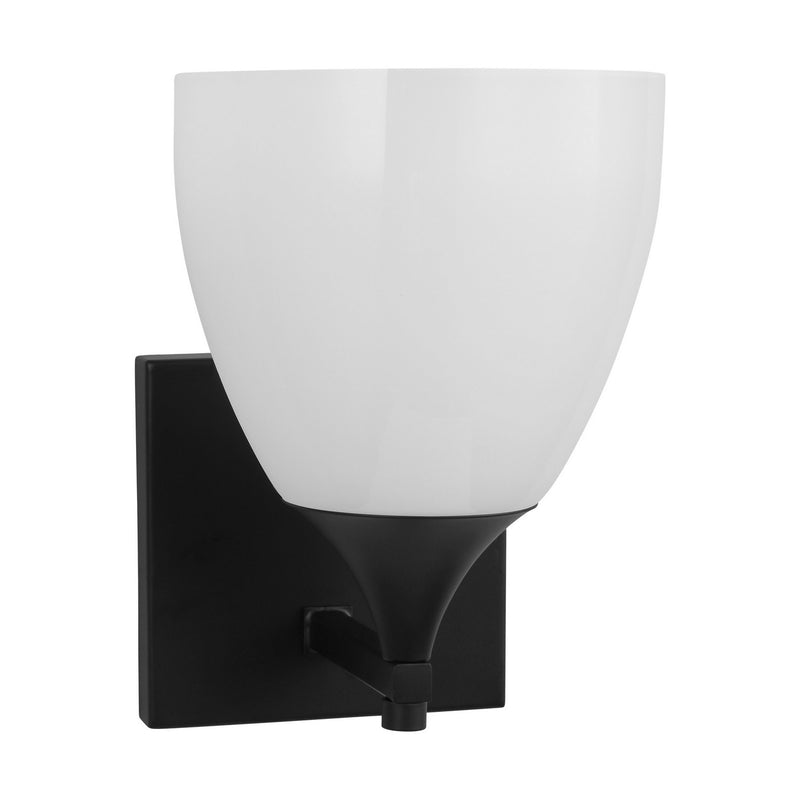 One Light Wall Sconce<br /><span style="color:#4AB0CE;">Entrega: 4-10 dias en USA</span><br /><span style="color:#4AB0CE;font-size:60%;">PREGUNTE POR ENTREGA EN PANAMA</span><br />Collection: Toffino<br />Finish: Midnight Black