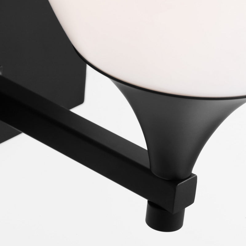 One Light Wall Sconce<br /><span style="color:#4AB0CE;">Entrega: 4-10 dias en USA</span><br /><span style="color:#4AB0CE;font-size:60%;">PREGUNTE POR ENTREGA EN PANAMA</span><br />Collection: Toffino<br />Finish: Midnight Black