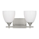 Two Light Bath<br /><span style="color:#4AB0CE;">Entrega: 4-10 dias en USA</span><br /><span style="color:#4AB0CE;font-size:60%;">PREGUNTE POR ENTREGA EN PANAMA</span><br />Collection: Toffino<br />Finish: Brushed Steel