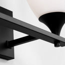 Two Light Bath<br /><span style="color:#4AB0CE;">Entrega: 4-10 dias en USA</span><br /><span style="color:#4AB0CE;font-size:60%;">PREGUNTE POR ENTREGA EN PANAMA</span><br />Collection: Toffino<br />Finish: Midnight Black