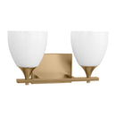 Two Light Bath<br /><span style="color:#4AB0CE;">Entrega: 4-10 dias en USA</span><br /><span style="color:#4AB0CE;font-size:60%;">PREGUNTE POR ENTREGA EN PANAMA</span><br />Collection: Toffino<br />Finish: Satin Brass