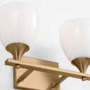 Two Light Bath<br /><span style="color:#4AB0CE;">Entrega: 4-10 dias en USA</span><br /><span style="color:#4AB0CE;font-size:60%;">PREGUNTE POR ENTREGA EN PANAMA</span><br />Collection: Toffino<br />Finish: Satin Brass