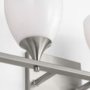 Four Light Bath<br /><span style="color:#4AB0CE;">Entrega: 4-10 dias en USA</span><br /><span style="color:#4AB0CE;font-size:60%;">PREGUNTE POR ENTREGA EN PANAMA</span><br />Collection: Toffino<br />Finish: Brushed Steel