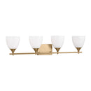 Four Light Bath<br /><span style="color:#4AB0CE;">Entrega: 4-10 dias en USA</span><br /><span style="color:#4AB0CE;font-size:60%;">PREGUNTE POR ENTREGA EN PANAMA</span><br />Collection: Toffino<br />Finish: Satin Brass