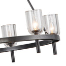 Six Light Chandelier<br /><span style="color:#4AB0CE;">Entrega: 4-10 dias en USA</span><br /><span style="color:#4AB0CE;font-size:60%;">PREGUNTE POR ENTREGA EN PANAMA</span><br />Collection: Lucian<br />Finish: Urban Bronze/Clear Crystal