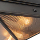 Two Light Flush Mount<br /><span style="color:#4AB0CE;">Entrega: 4-10 dias en USA</span><br /><span style="color:#4AB0CE;font-size:60%;">PREGUNTE POR ENTREGA EN PANAMA</span><br />Collection: Cairo<br />Finish: Ribbed Glass/Urban Bronze