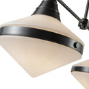Two Light Linear Pendant<br /><span style="color:#4AB0CE;">Entrega: 4-10 dias en USA</span><br /><span style="color:#4AB0CE;font-size:60%;">PREGUNTE POR ENTREGA EN PANAMA</span><br />Collection: Willard<br />Finish: Urban Bronze/Opal Matte Glass