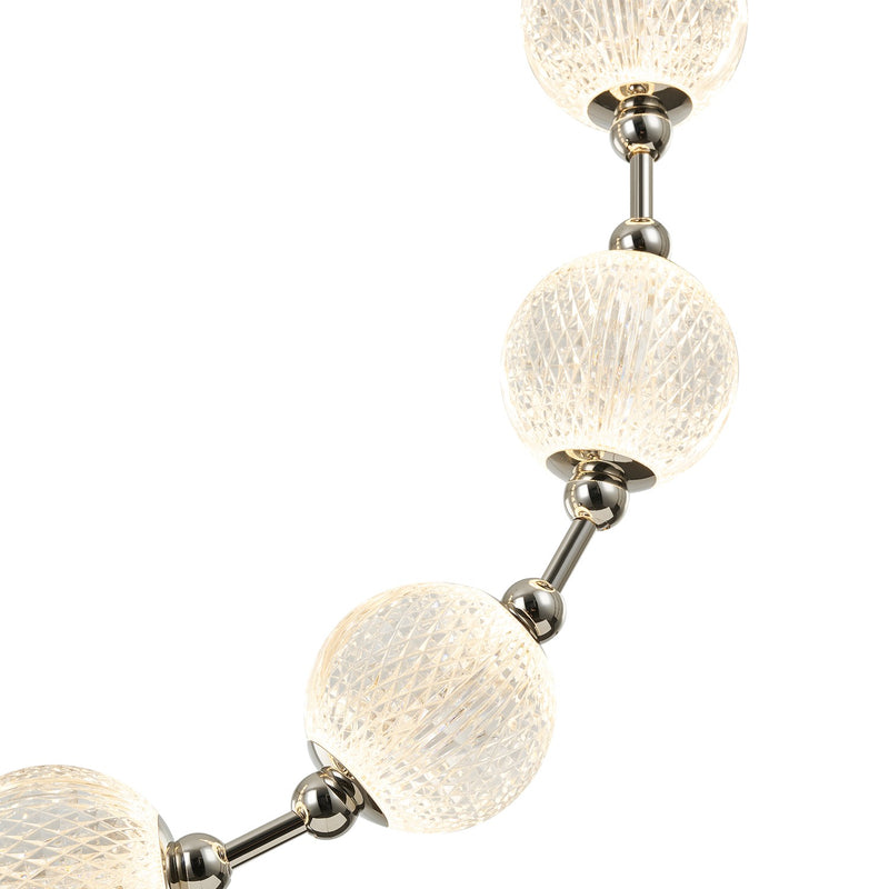 LED Pendant<br /><span style="color:#4AB0CE;">Entrega: 4-10 dias en USA</span><br /><span style="color:#4AB0CE;font-size:60%;">PREGUNTE POR ENTREGA EN PANAMA</span><br />Collection: Marni<br />Finish: Polished Nickel